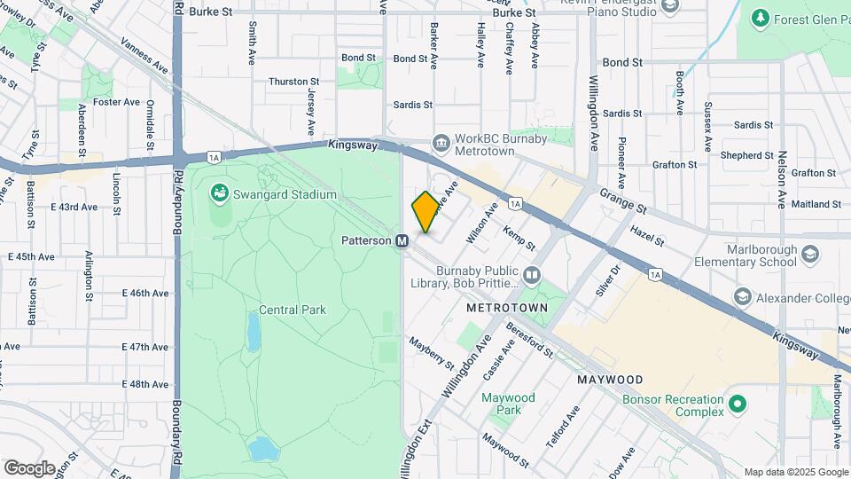 Patterson Park Map and Location Details