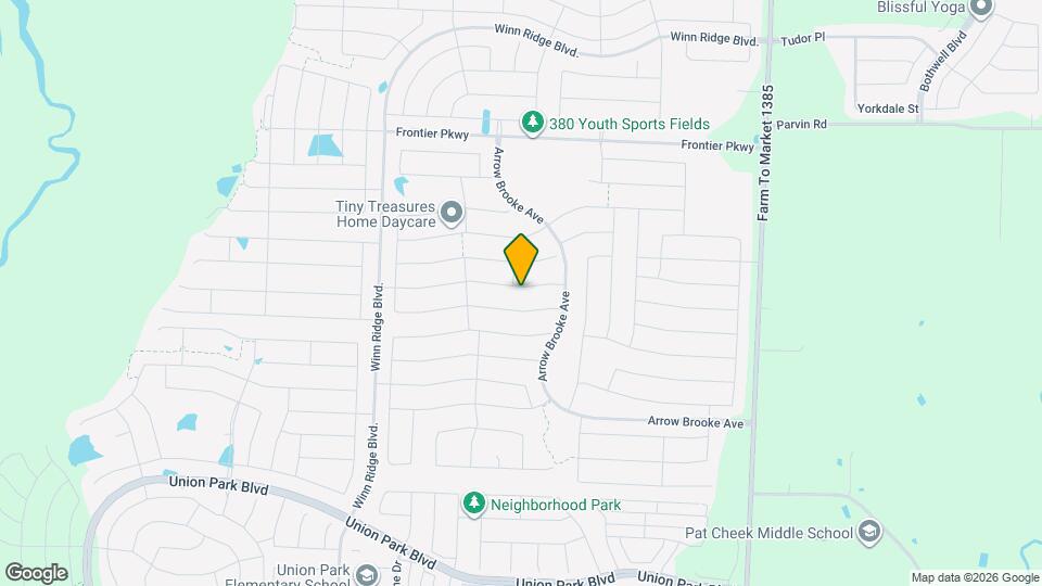 1404 Arrowwood Dr Map and Location Details