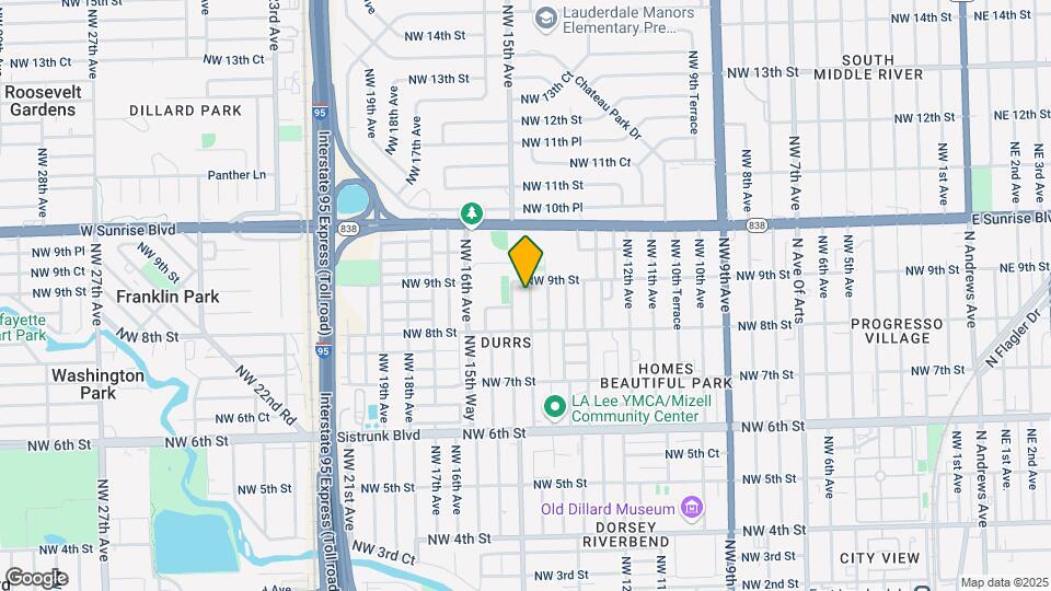 831 NW 14th Way Map and Location Details