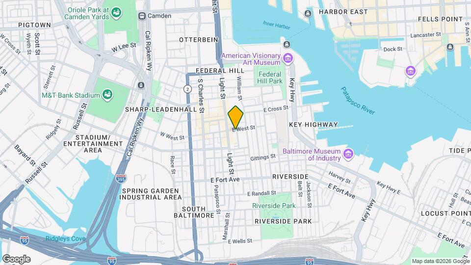 115 E West St Map and Location Details