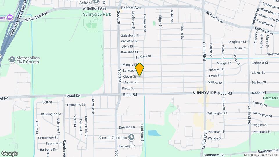 4214 Clover St Map and Location Details