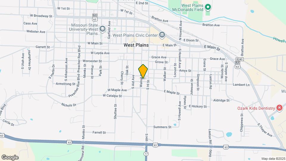 444 Walnut St Map and Location Details