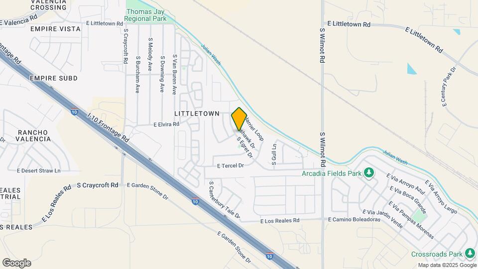 6952 S Goshawk Dr Map and Location Details