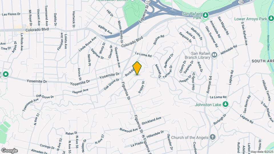 1046 Glen Arbor Ave Map and Location Details