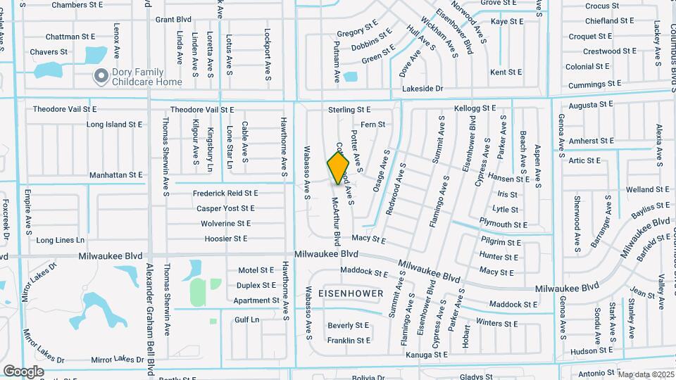 543 McArthur Blvd Map and Location Details