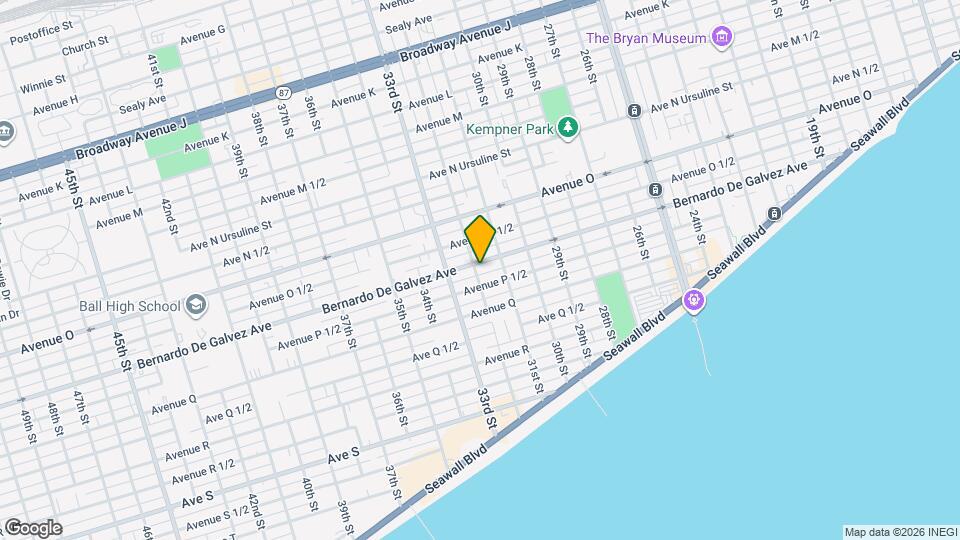 3127 Bernardo De Galvez Ave Map and Location Details