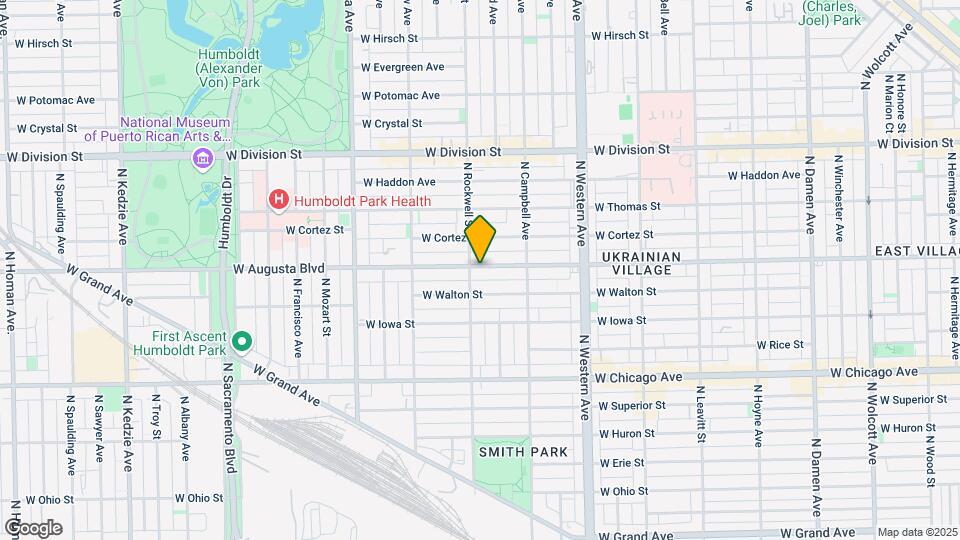 2547 W Augusta Blvd Map and Location Details