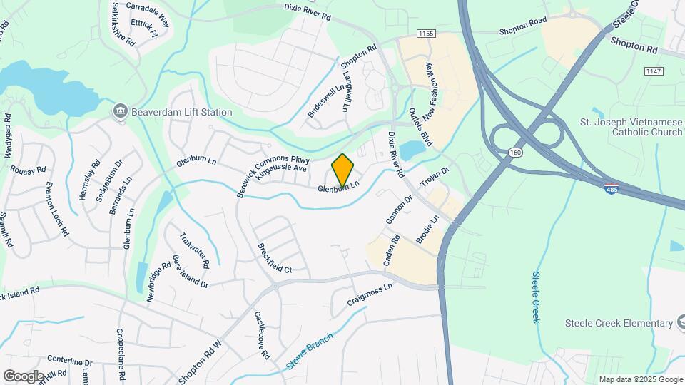 9311 Glenburn Ln Map and Location Details