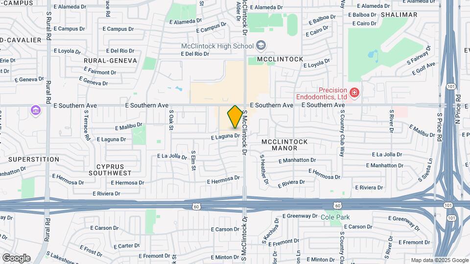 1734 E Laguna Dr Map and Location Details