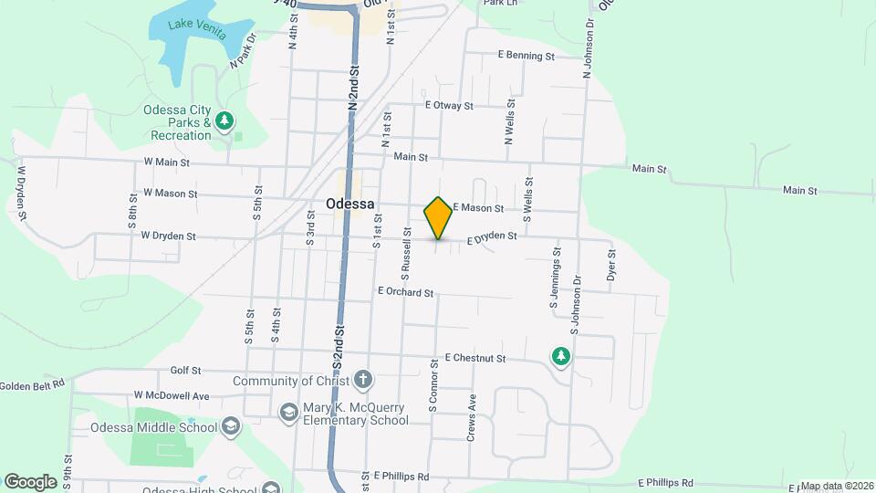 210 E Dryden St Map and Location Details