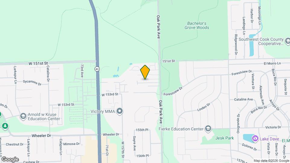 6840 Oak View Ct Map and Location Details