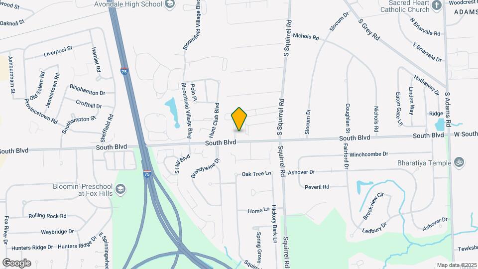 Bloomfield Square Apartments - Auburn Hills, MI Map and Location Details