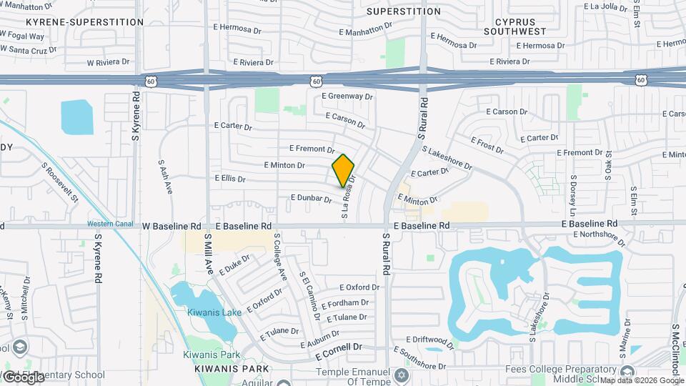 617 E Ellis Dr Map and Location Details