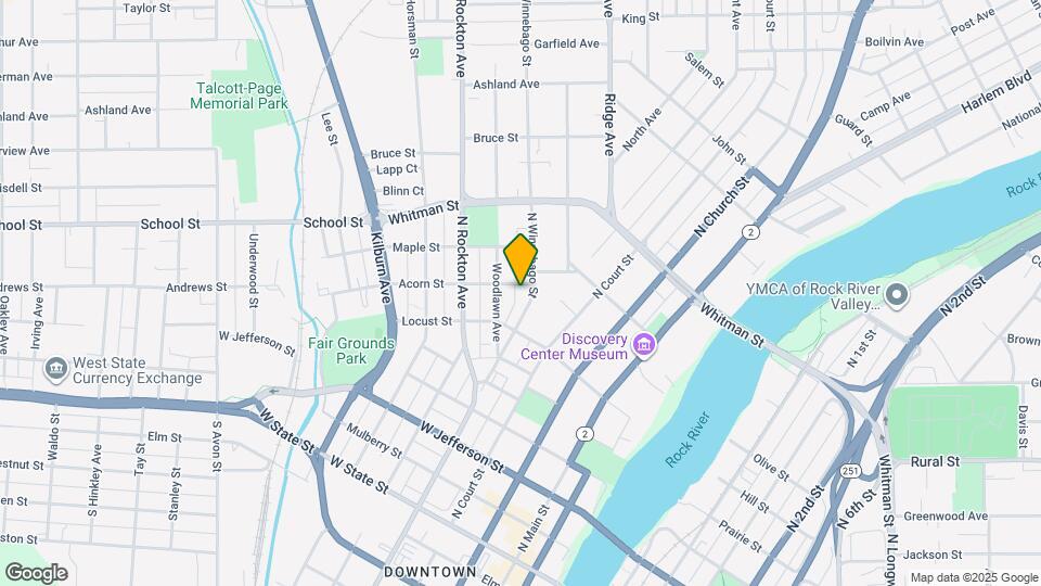 638 N Winnebago St Mapa y Detalles de la Ubicación