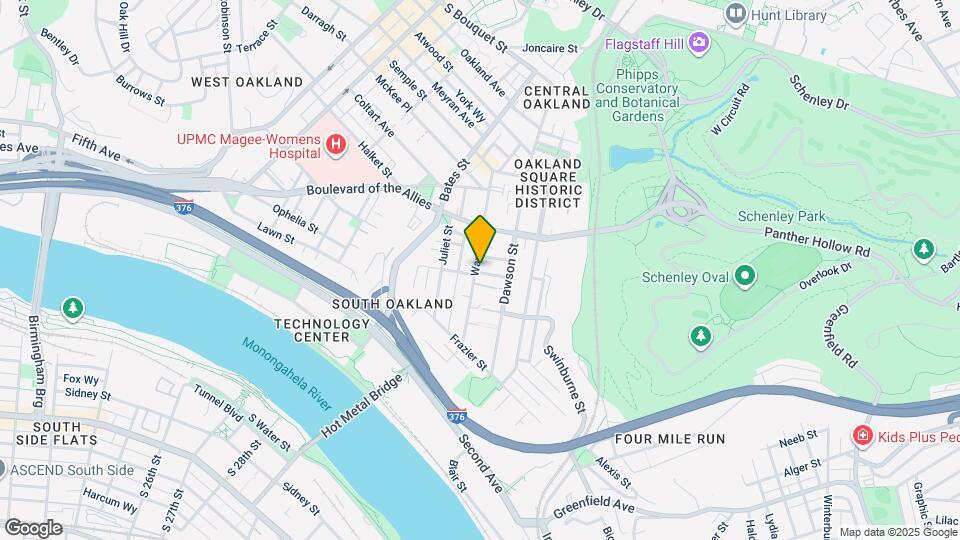 3304 Ward St Map and Location Details