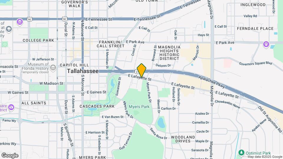 506 Myers Park Ln Map and Location Details