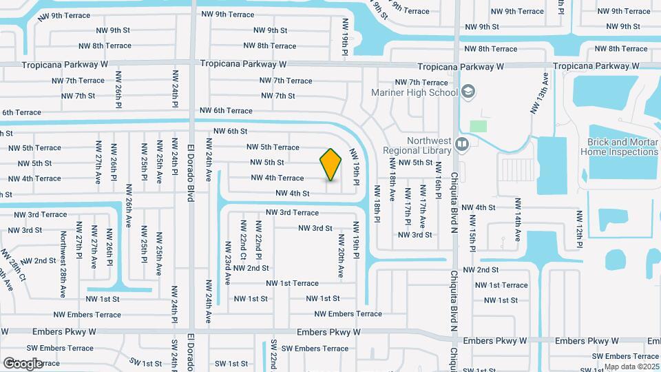 405 NW 20th Pl Map and Location Details