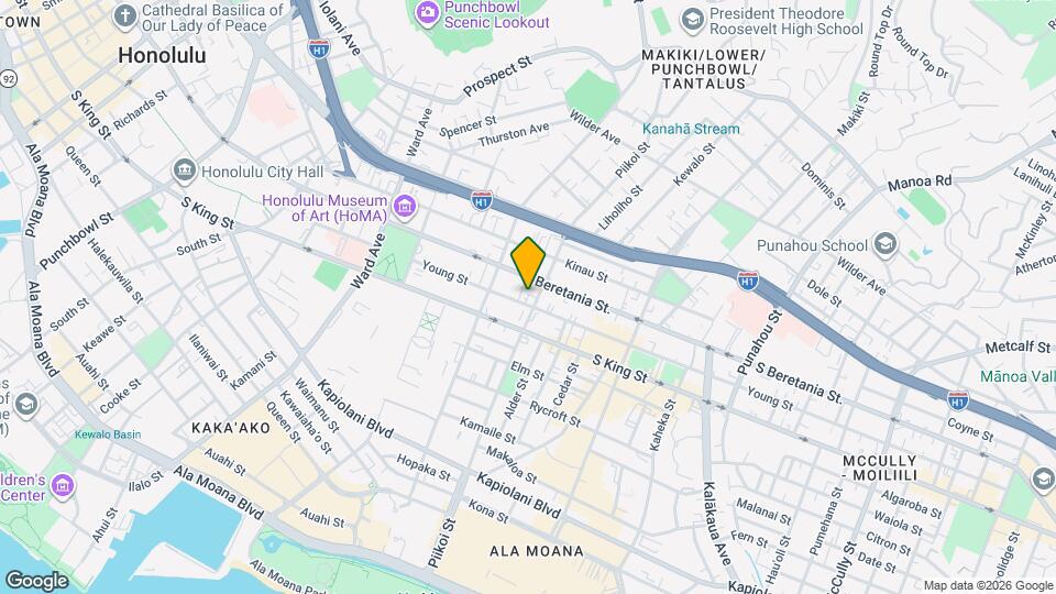 Ala Moana Banyan Map and Location Details