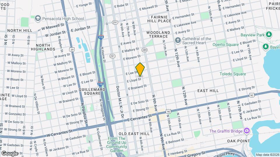 1301 N 8th Ave Map and Location Details