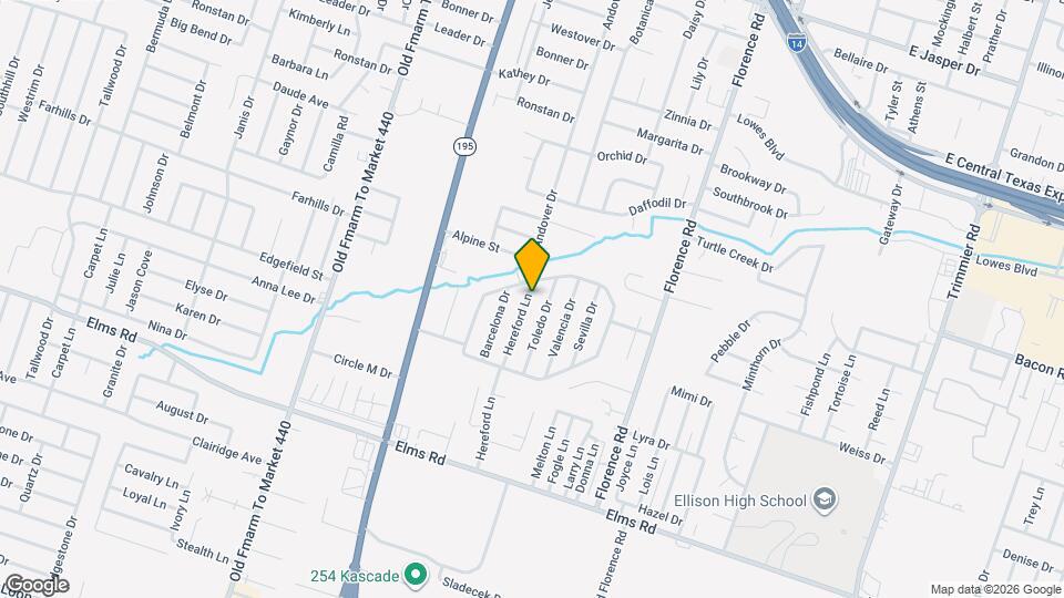 3204 Hereford Ln Map and Location Details