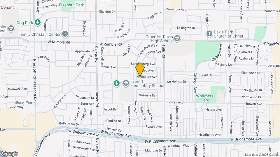 1422 Kingsbury Ave Map and Location Details