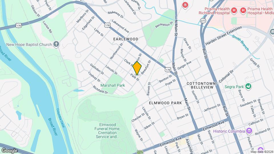 907 Beaufort St Map and Location Details