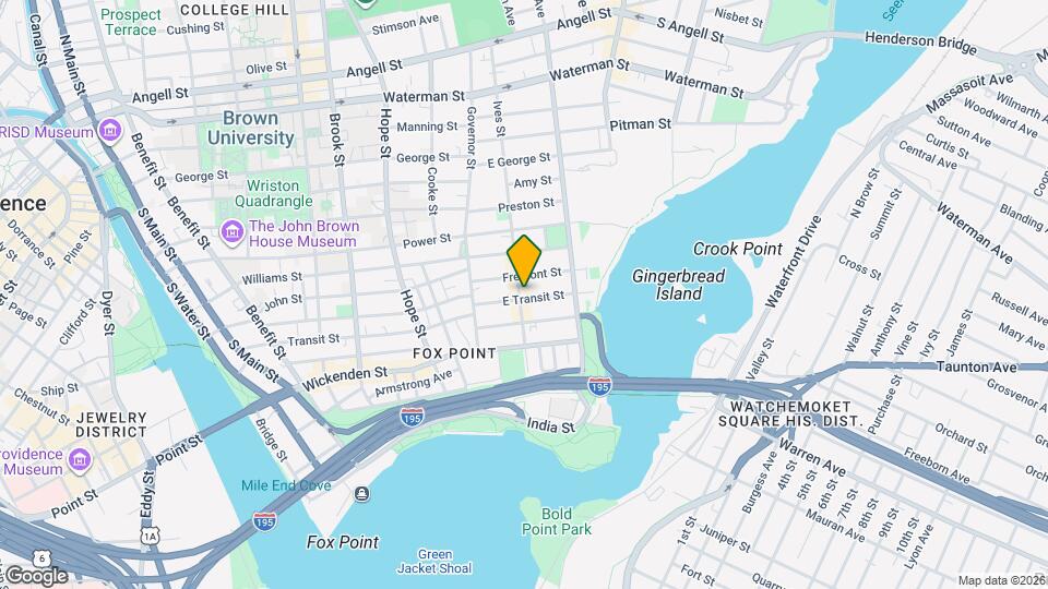 40 E Transit St, Unit Apt 2 Map and Location Details