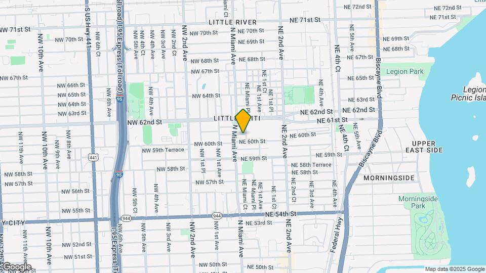 36 NE 60th Terrace Map and Location Details