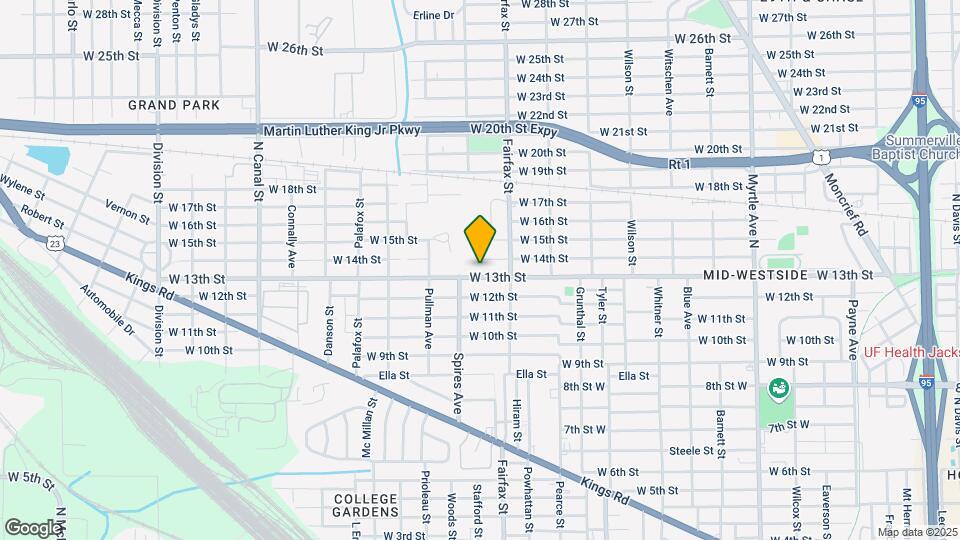 1851 W 13th St Map and Location Details