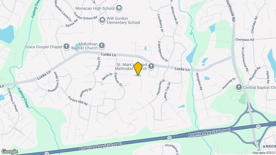 1300 Lomond Dr Mapa y Detalles de la Ubicación