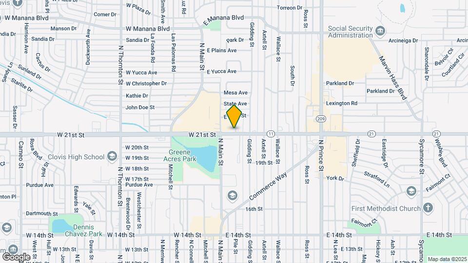 104 E 21st St, Unit 106 E. 21st Map and Location Details
