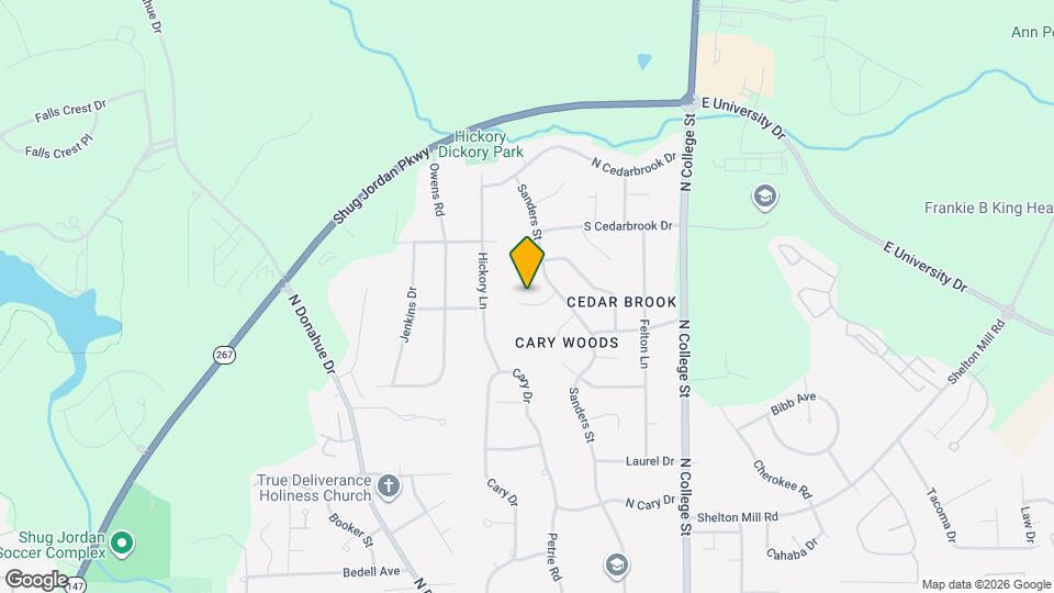 310 Briar Creek Cir Map and Location Details