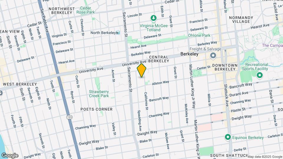2126 California St Mapa y Detalles de la Ubicación