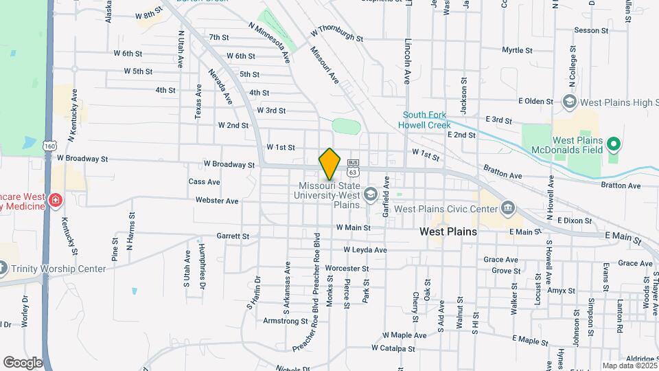 704 W Leyda Ave Map and Location Details