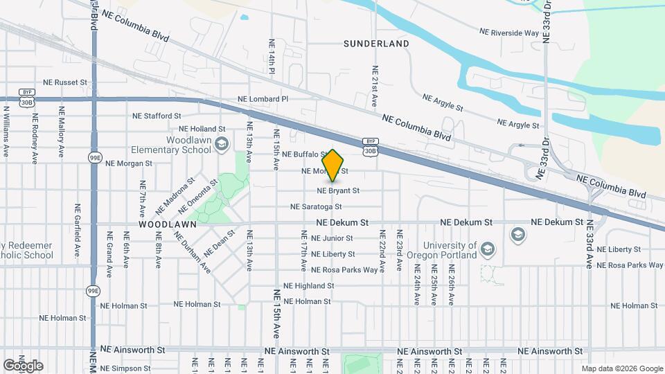 6956 NE 18th Ave Map and Location Details