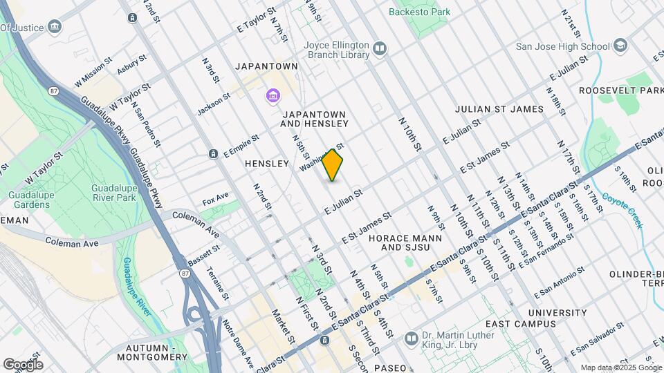 336 N 5th St Map and Location Details
