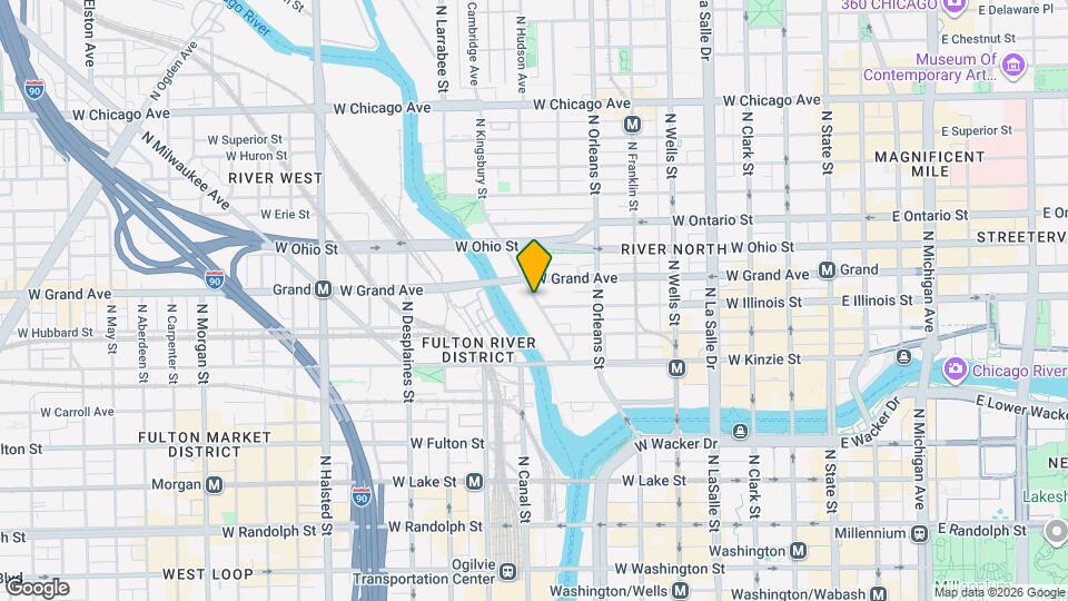 504 N Kingsbury St Mapa y Detalles de la Ubicación