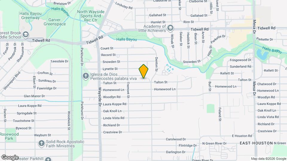 8149 Talton St Map and Location Details