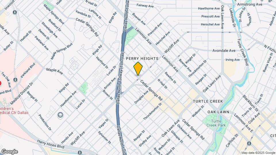 3103 Wycliff Ave Map and Location Details
