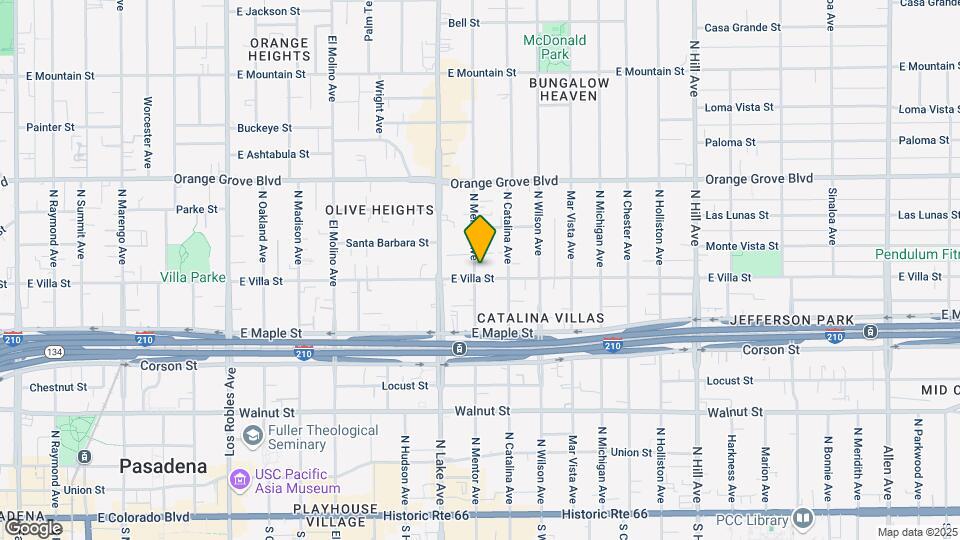 957 E Villa St Mapa y Detalles de la Ubicación