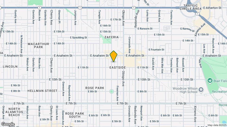 1130 Orizaba Ave Mapa y Detalles de la Ubicación