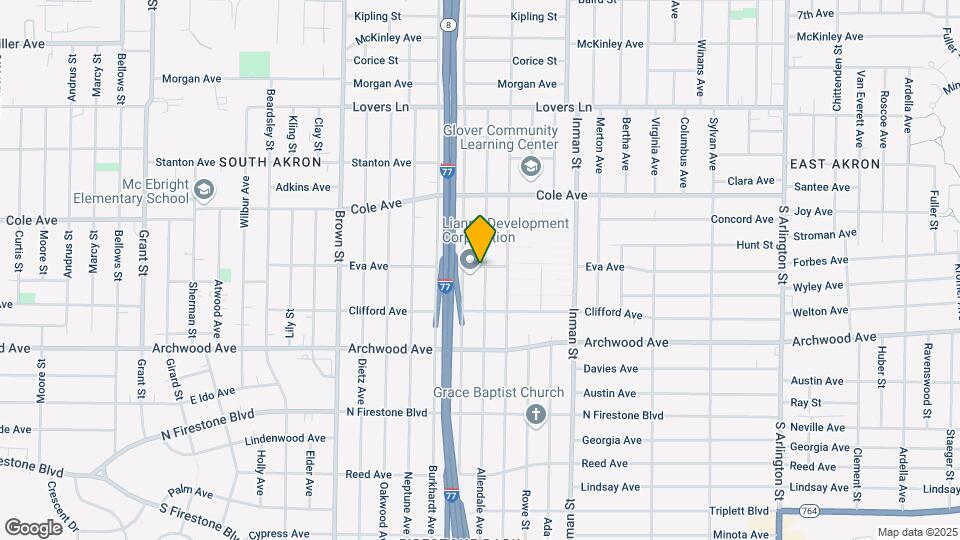 1102 Allendale Ave Map and Location Details