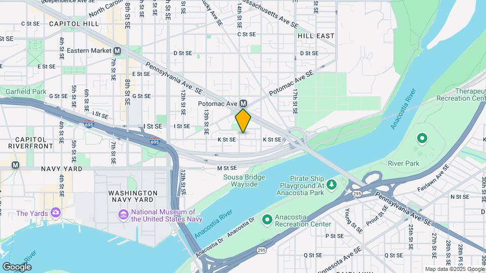 1400 K St SE Map and Location Details