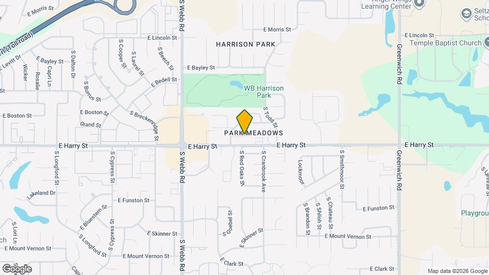 1596 S Goebel St Map and Location Details