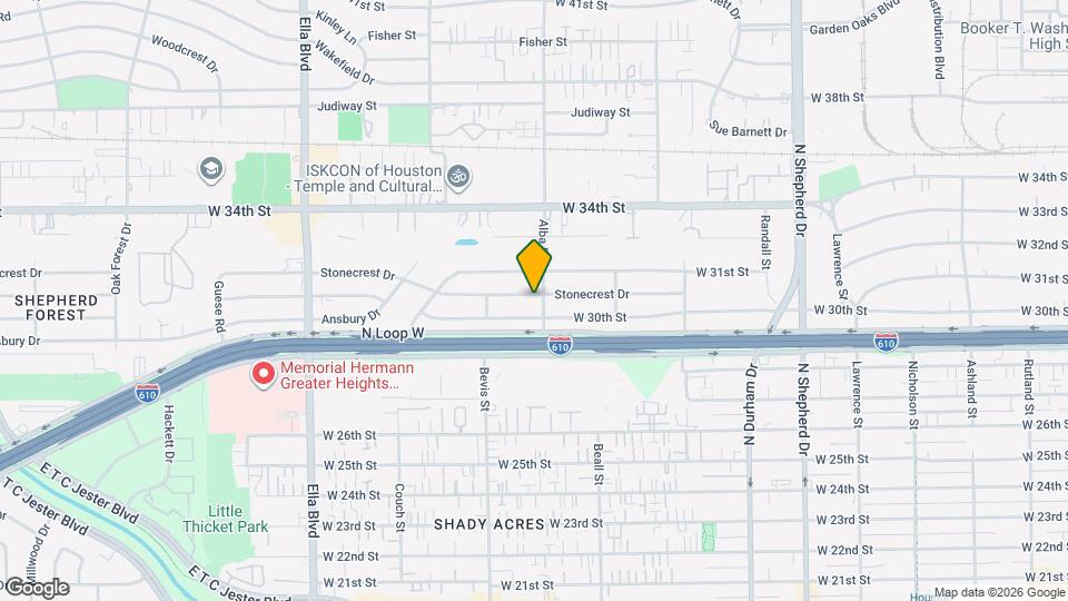 1107 Stonecrest Dr Map and Location Details