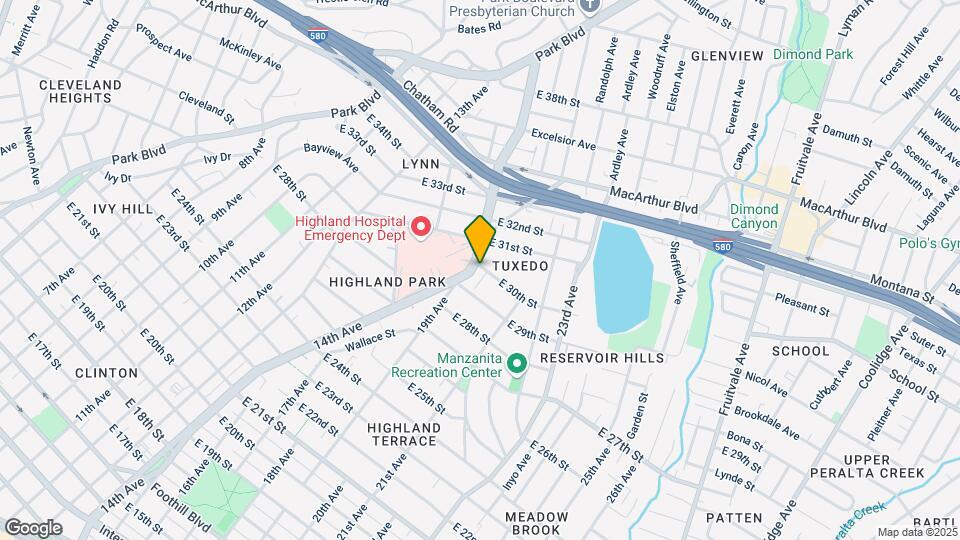 Oakland Manor Mapa y Detalles de la Ubicación