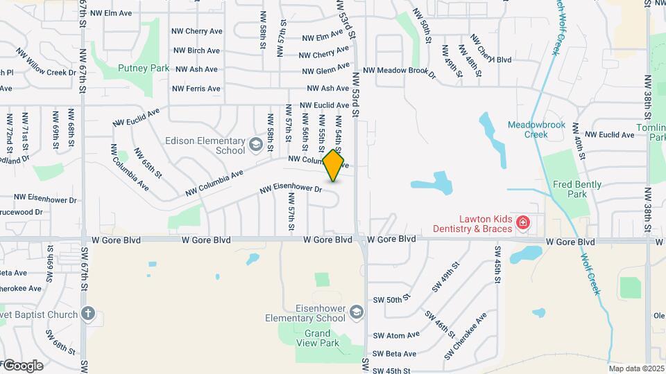 5519 NW Eisenhower Dr Map and Location Details