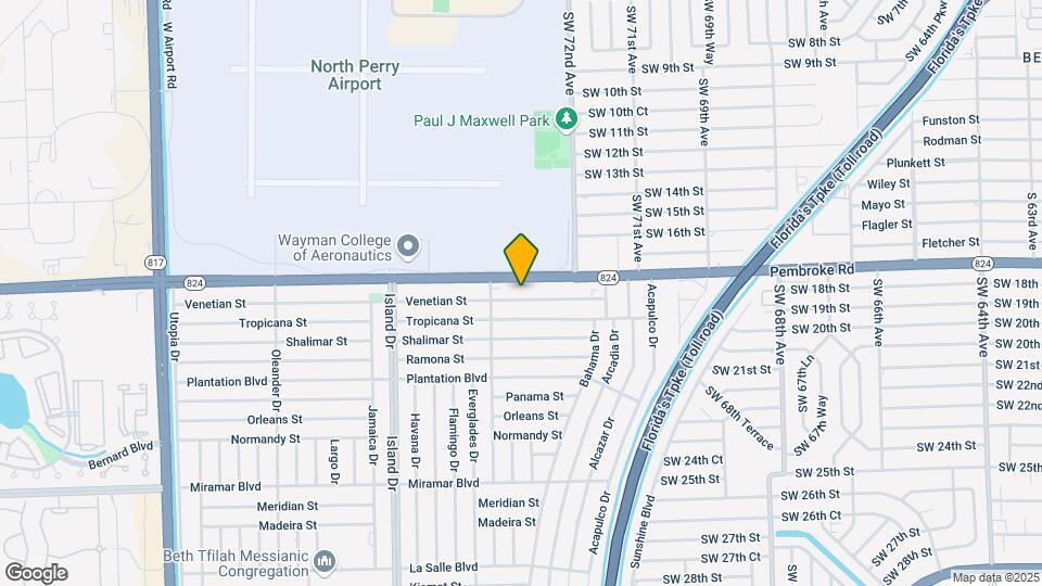 7421 Venetian St Map and Location Details