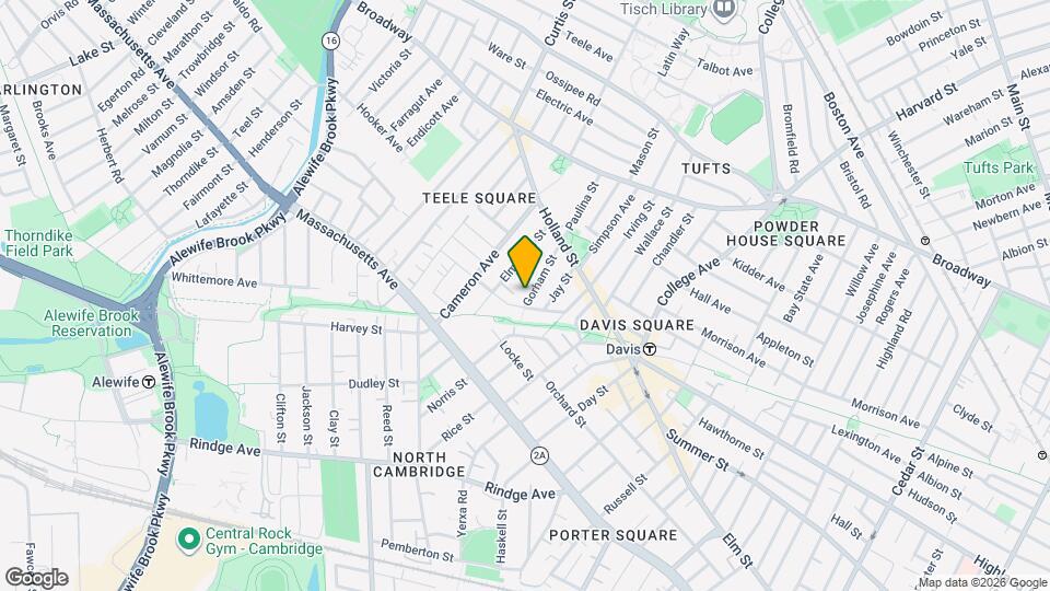 55 Gorham St, Unit #1 Mapa y Detalles de la Ubicación