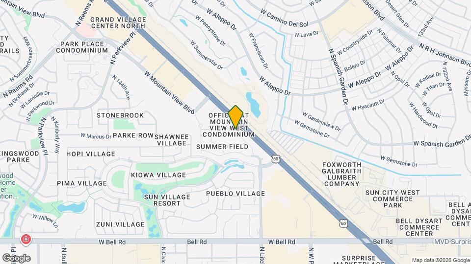 14002 W Cornerstone Trail Map and Location Details